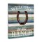 Stupell Industries Welcome Ranch with Horseshoe Canvas Wall Art Design by Susan Arnot
